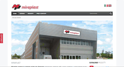 Desktop Screenshot of miraplast.it