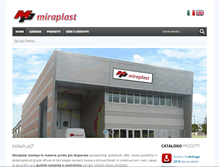 Tablet Screenshot of miraplast.it
